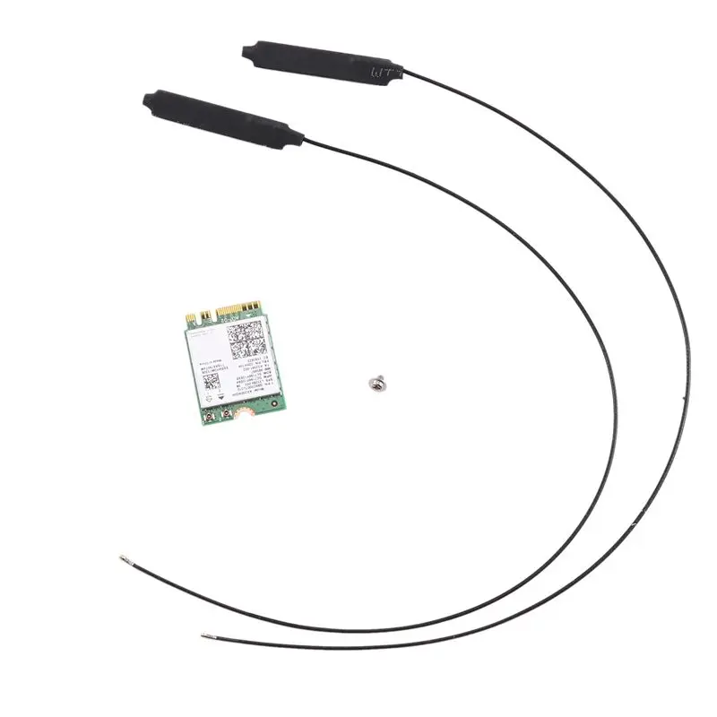 

Dual Band 2.4Gbps Wi-Fi 6 AX200NGW 802.11Ax/Ac MU-MIMO 2X2 Wifi AX200 NGFF M.2 Bluetooth 5.0 Network Wlan Card+Antenna-AEF