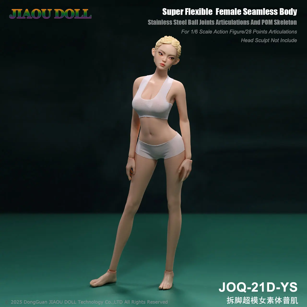 

1/6 29cm Super Flexible Female Seamless Body Long Legs Bjd Doll Removable Feet Soldier Art Painting Sketch Movable Doll Model