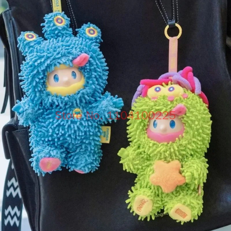 Genuine Furry City Bear Chameleon Panda Bob Series Plush Keychain Anime Figure Cute Model Vinyl Plush Doll Toys Collection Gifts