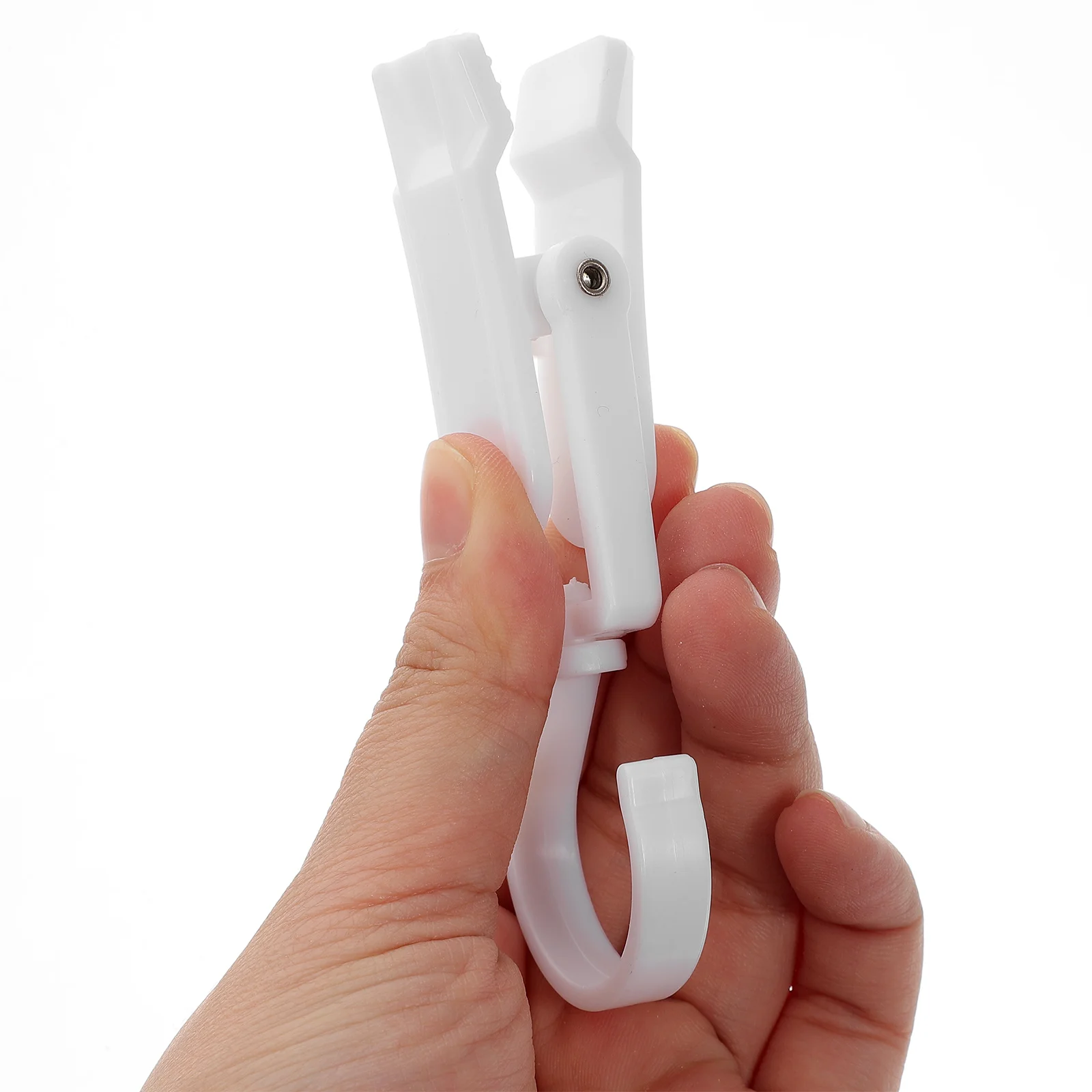 

3PCS Travel Clothespins Plastic Clips Windproof Hanger Hanging Pegs Expand Drying Space Save Laundry Hooks Fits Rods