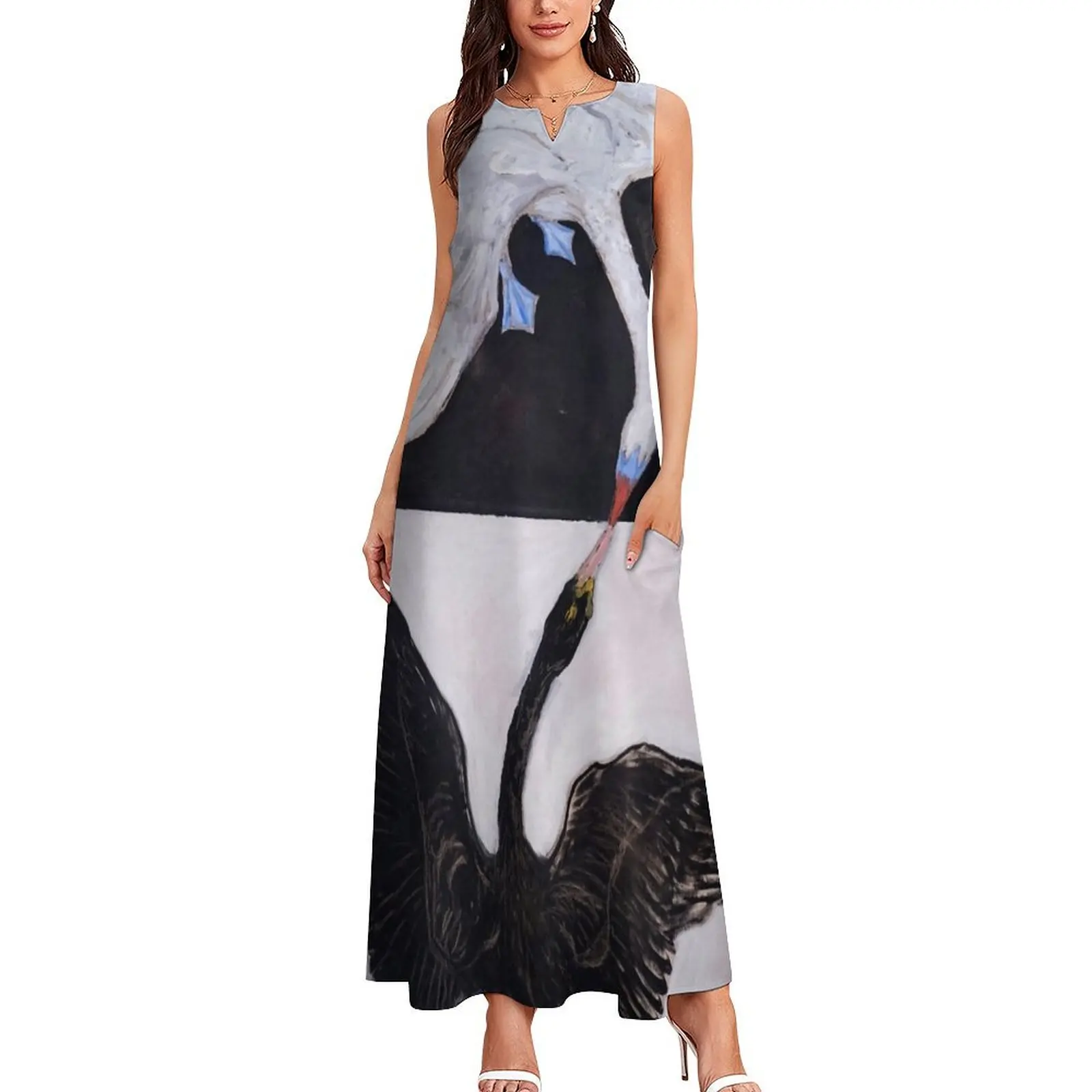 Hilma af Klint The Swan, No. 01, Group IX-SUW Long Dress summer dresses womens 2025 Summer skirt