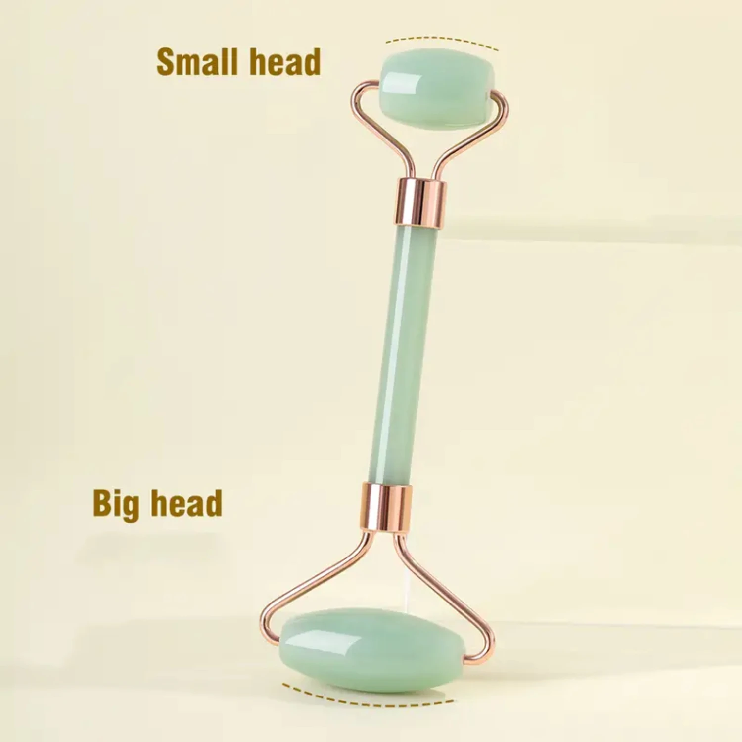 Achieve Youthful Appearance with Powerful Anti-Aging Jade Green Facial and Neck Tightening Roller - Effective Skin Firming Beaut