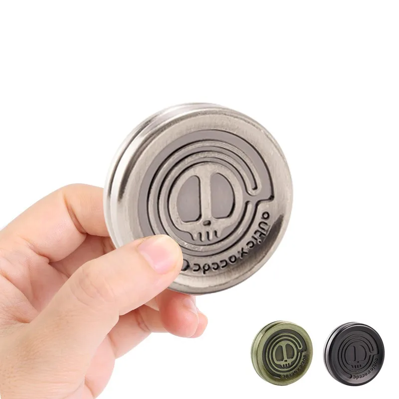 Devil Milk Cap Magnetic Haptic Coins EDC Adult Metal Fidget Toys Autism Sensory Toys ADHD Hand Spinner Anxiety Stress Relief