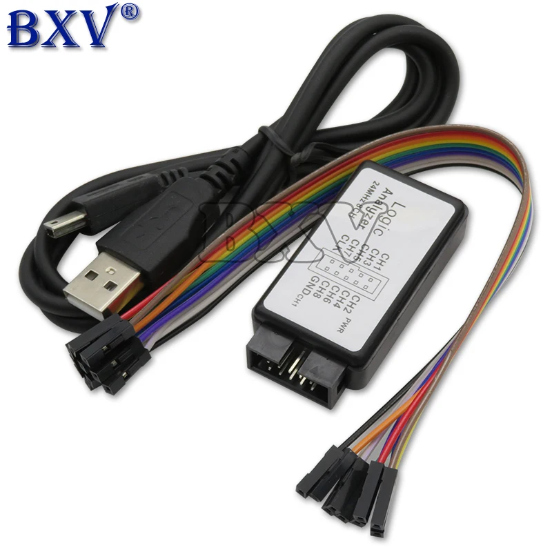 1 Set USB Logic SCM 24MHz 8 Channel 24M/seconds Logic Analyzer Debugger For ARM FPGA Logic Analyzer Logic 24M 8CH Igmopnrq