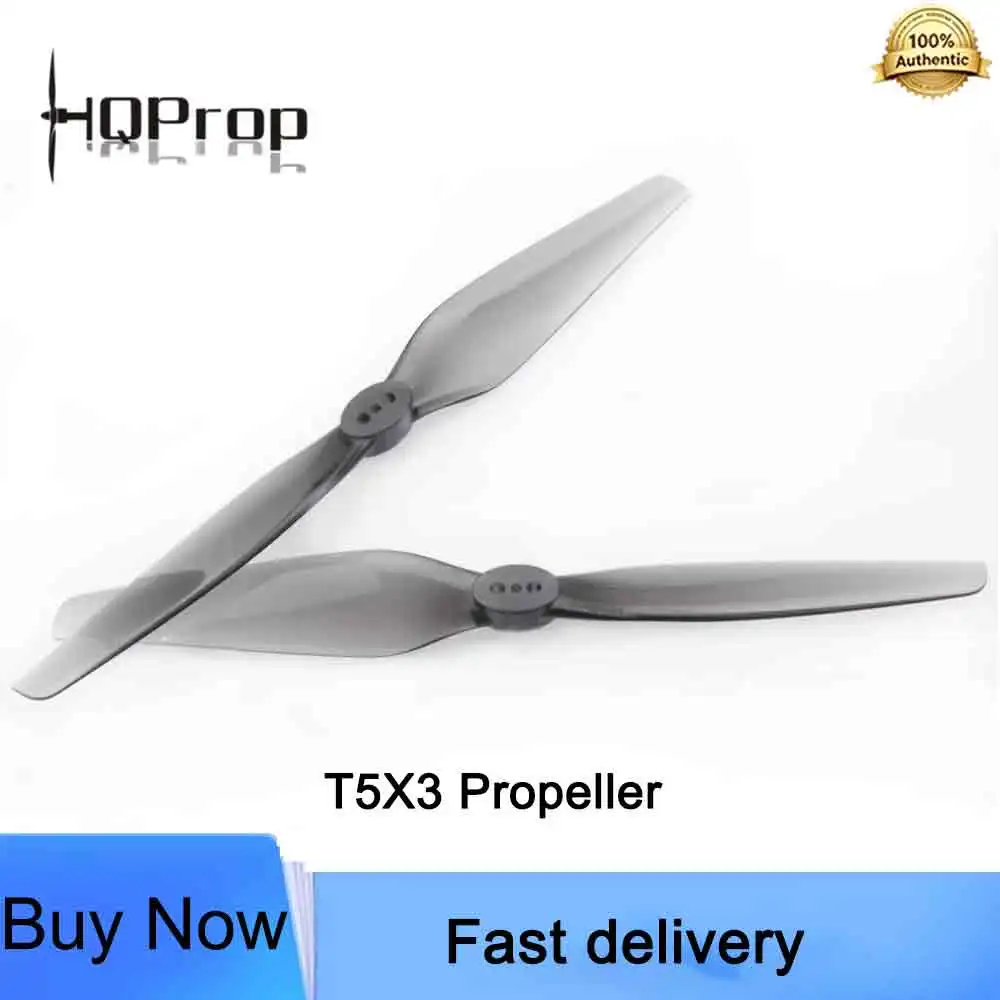 HQPROP T5X3 5inch 3 Pitch 2-Blade PC 9.8mm Hub Diameter Propeller for FPV Drone Accessories