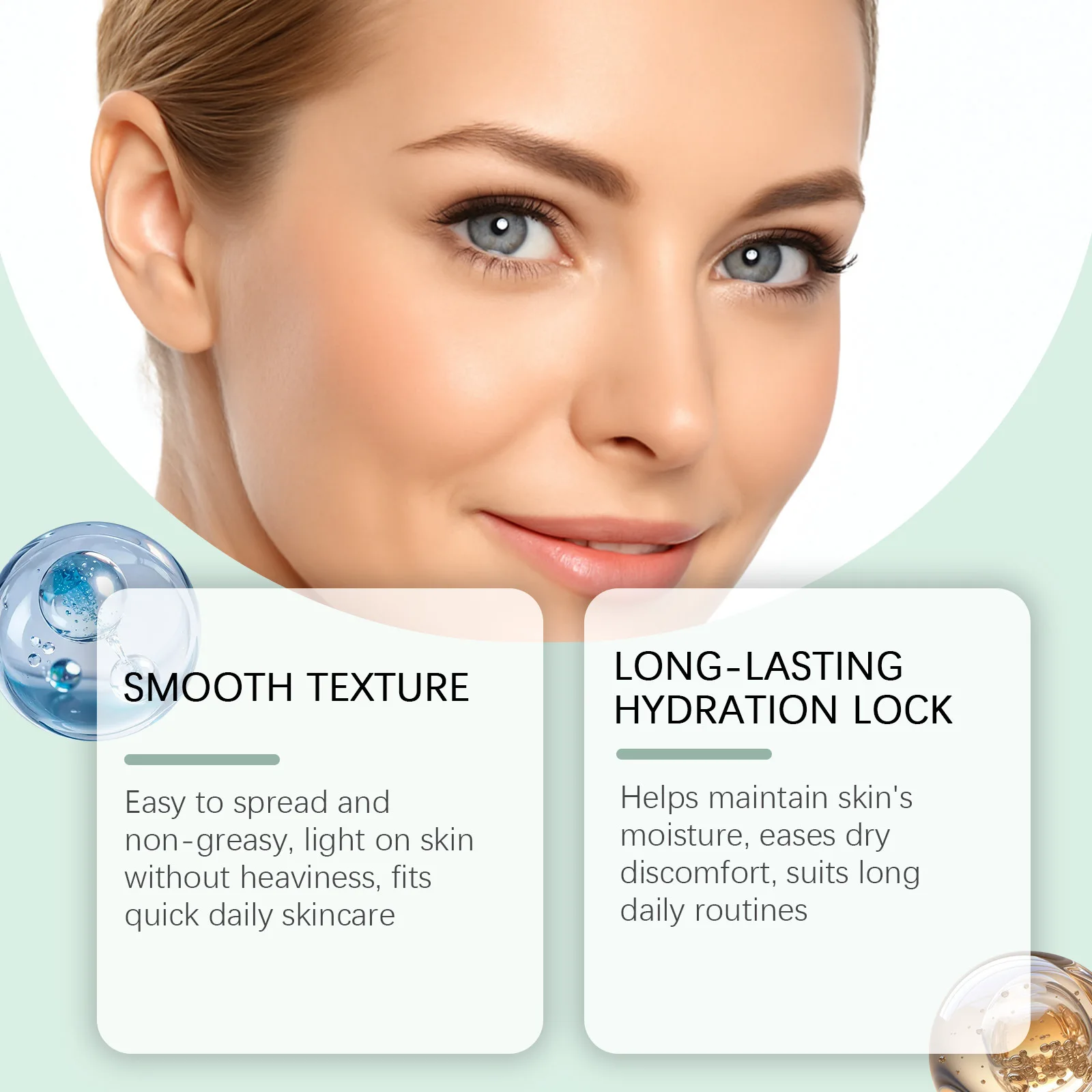Facial Moisturizer - Gentle Long-Lasting Hydrating Skin Care Cream for Elasticity, Hydrated Skin & Daily Facial Maintenance
