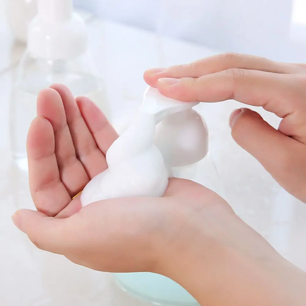 1pcs Useful Hand Sanitizer Shampoo Shower Gel Liquid Clear Foaming Bottle Pump Container Soap Dispenser