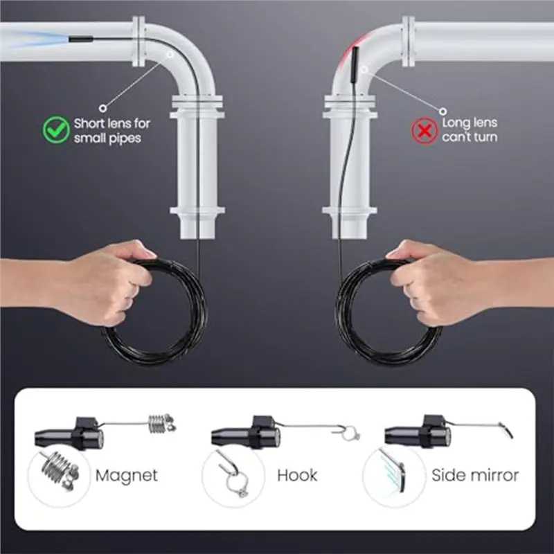 【PHONE ACCESSORY】Industrial Endoscope HD1080P 4.3