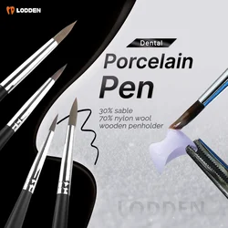 Dental Porcelain Pen Resin Brushes for Dental Lab Shaping Silicone Adhesive Composite Brush Porcelain Teeth