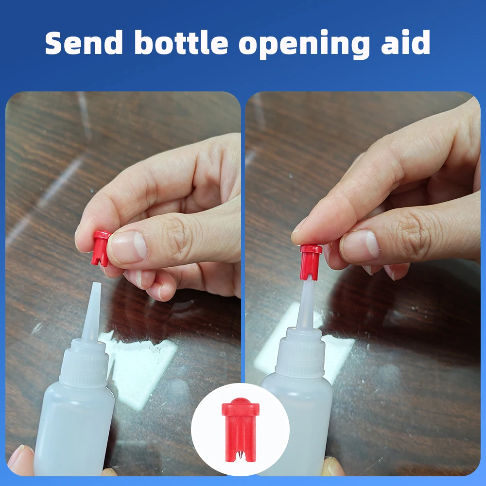 20 جرام (1-25 قطعة) لاصق فائق السرعة وقوي للغاية، يستخدم لإصلاح البلاستيك الصلب والحرف اليدوية والسيراميك والجلود والمعادن وما إلى ذلك #5