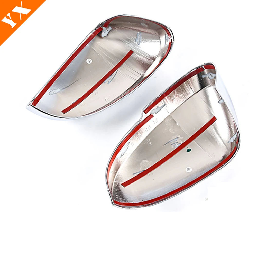 Carbon Chrome Car Side Mirror Rear View Mirror Cover Decor Sticker For Nissan Juke Ariya Rogue Livina X Trail T33 2021-2023