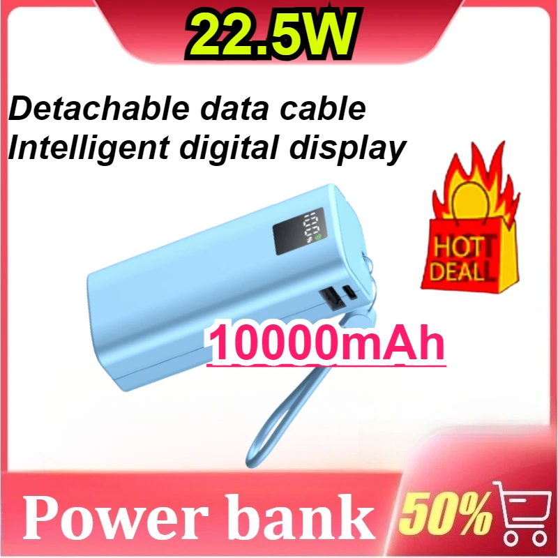 

Быстрая зарядка 10000 мАч Power Bank Запасное мобильное внешнее зарядное устройство Портативное зарядное устройство для iPhone для Xiaomi для Samsung