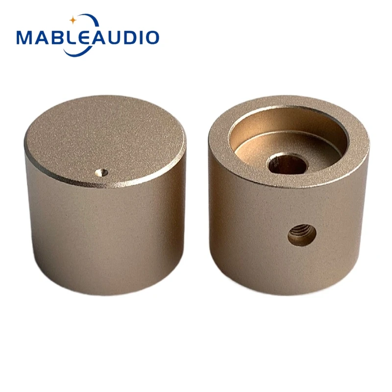 1PCS 25x22mm Hochwertige Aluminium Legierung Solide Knopf Volumen Potentiometer HIFI Audio Verstärker Knopf – Detail 6