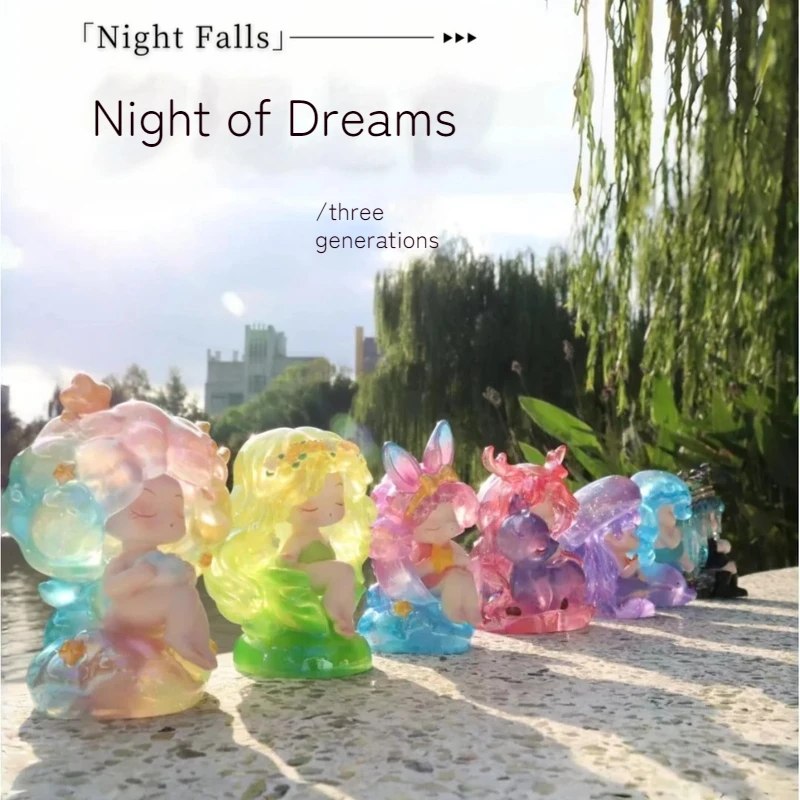 

Dream Night 3rd Gen Luminous Handmade Desktop Toy Cute Transparent Night Light Blind Box for Children Trendy Collectible Toy