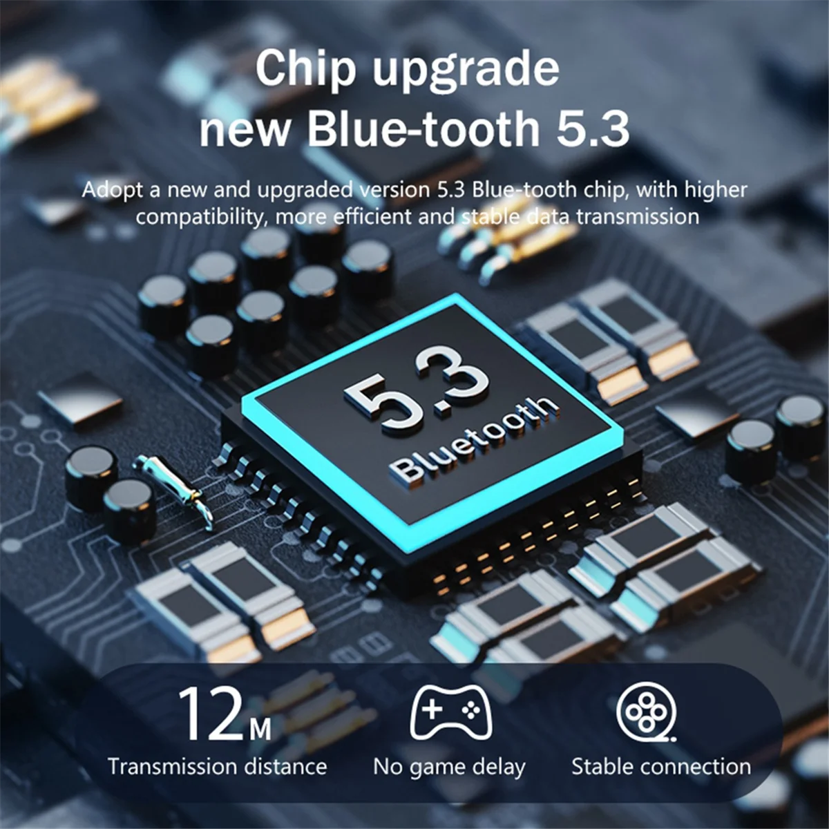 Bezprzewodowe słuchawki z podwójnym mikrofonem Słuchawki Bluetooth ENC Zestaw słuchawkowy z redukcją szumów do jazdy biznesowej Czarny