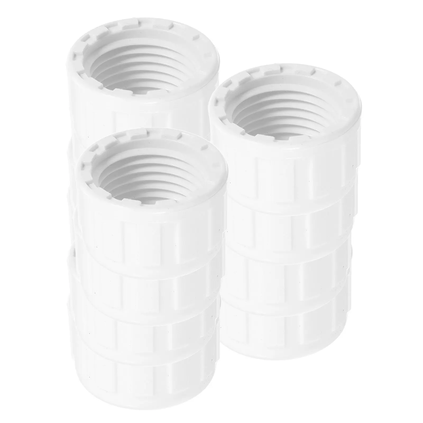 

20 pcs Pvc Pipe End Cap Plug Threaded Caps For Garden Irrigation System Swimming Pool Outdoor Sprinkler Cold Water Supply Line