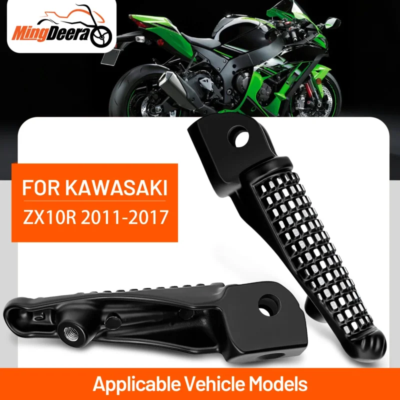 

Motorcycle Front Foot Rests Foot Pegs For Kawasaki ZX10R 2011-2020 Motorcycle Footrests Accessories