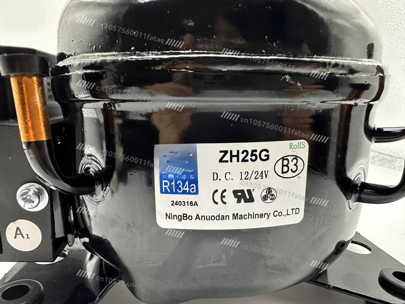 

New Compressor 12v24 Volt 12 Volt Vehicle, Refrigerated Outdoor Refrigerator DC Compressor ZH25G 35G