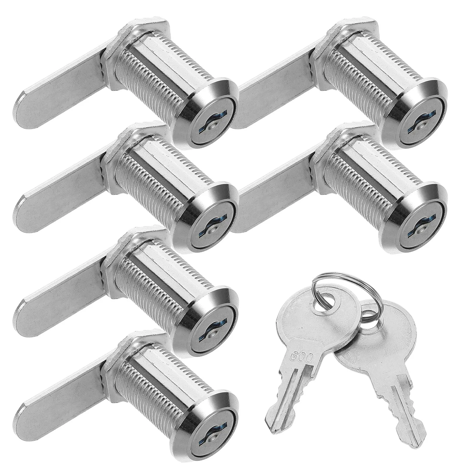 6Set File Cabinet Lock High Security Metal Cabinet Lock for Office Desk Drawer Toolbox Storage Wardrobe Kitchen Drawer Locks