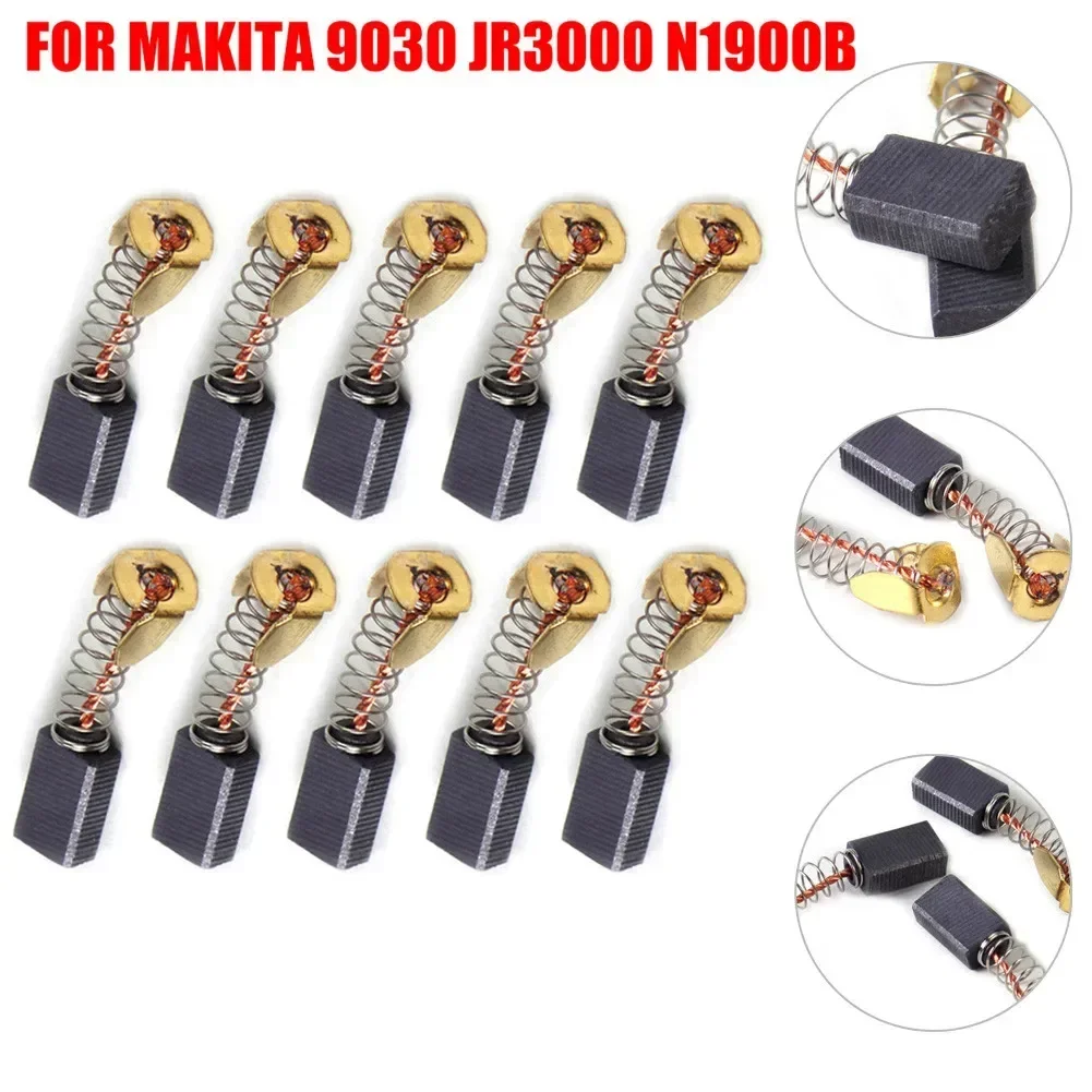 10pcs Carbon Brush CB9 CB10 CB50 CB51 CB60 CB68 181021-2 191947-0 Carbon Brush Replace For Makita 9030 JR3000 N1900B NEW