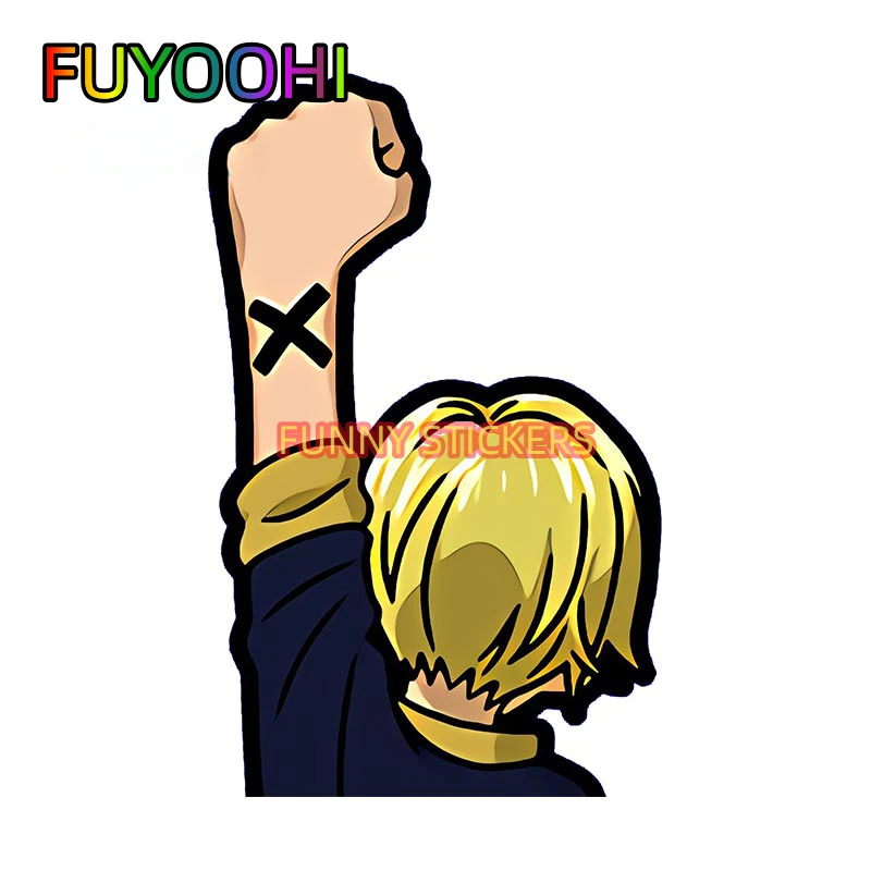 FUYOOBottles-Autocollants de voiture Anime japonais, Graffiti, Étanche, Moto, Ordinateur portable, Camping-car, Accessoires