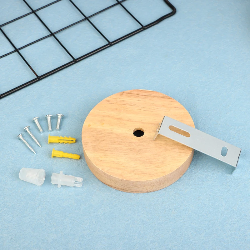 10 سنتيمتر ضوء خشبي المظلة عدة قواعد مصابيح الخشب لوحة السقف مصابيح الهيكل اكسسوارات الإضاءة خمر الثريا لوحة السقف #6