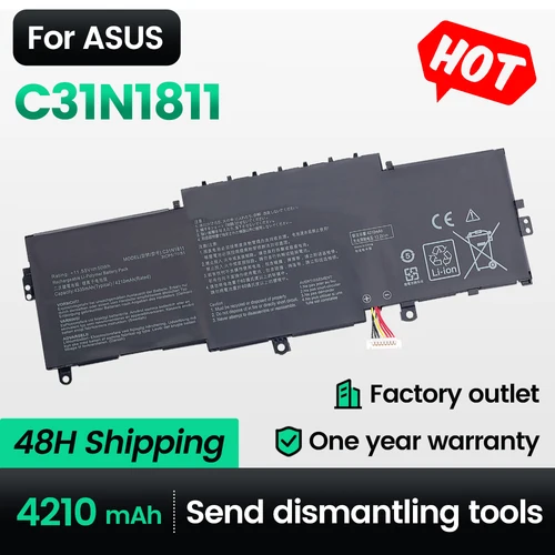 Keyuan C31N1811 50Wh batería de repuesto UX433 UX433F UX433FA para ASUS Deluxe14 Deluxe 13 X433FA-A6018T UX433 UX433FQ U4300FA