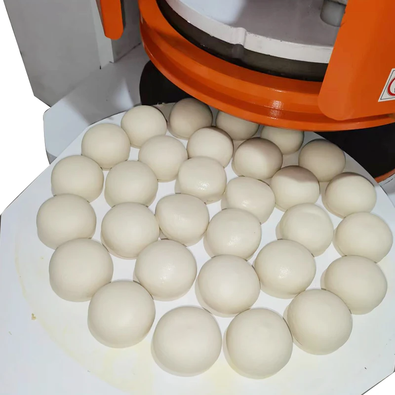 เครื่องแบ่งและแป้งกลมอัตโนมัติ30g 60g 80g 100G สำหรับขนมปังพิซซ่าขนมปังเกี๊ยวนึ่ง