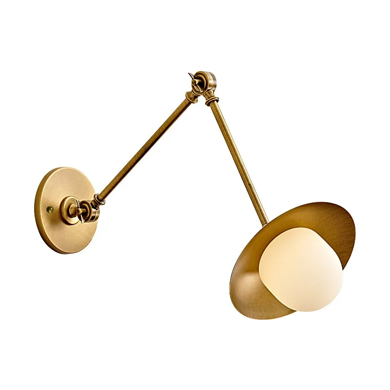 Used adjustable wall lamp, study ambient wall lamp, homestay bedroom bedside lamp, living room hallway decoration
