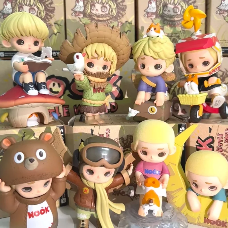 

Новый Nook Little World Series слепая коробка Kawaii украшение для рабочего стола аниме фигурка игрушки для девочек мультяшная коллекция модель подарки