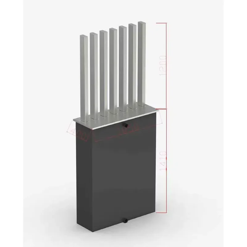 Automatic Stainless Steel Hydraulic Road Fence with Remote Control Retractable Rising Bollard Fences Barrier for School, Park
