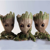 14cm Groot Tree Flowerpot Home Decoration Office Desktop Display Cartoon Groot Figurines Handicrafts Decor Tree Man Ornament Toy