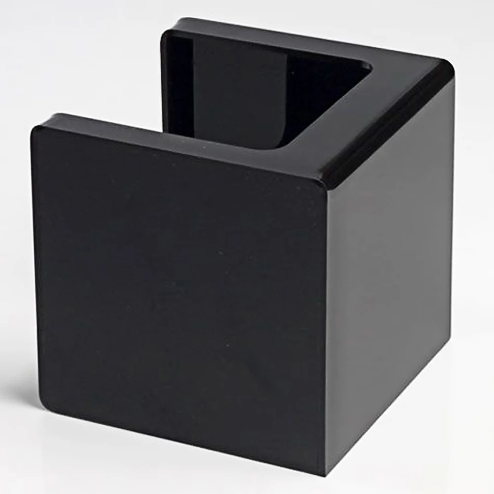

1pc Black Acrylic Tissue Box Large Opening Napkin Holder For Car Table Decor Modern Facial Tissue Dispenser Storage Case