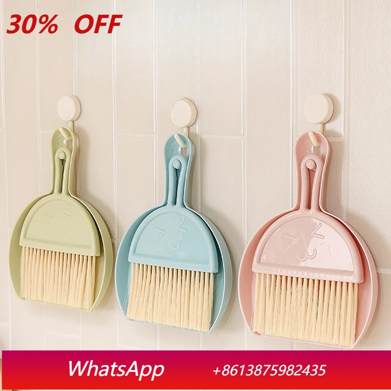 

LMM mini broom keyboard cleaning brush small with dustpan small broom set