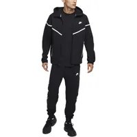 Original Nike FULL SET NSW Tech Fleece Wind Runner 3M Black Zip Jacket Hoodie Sports Casual Knit Basketball Pullover Pants SET