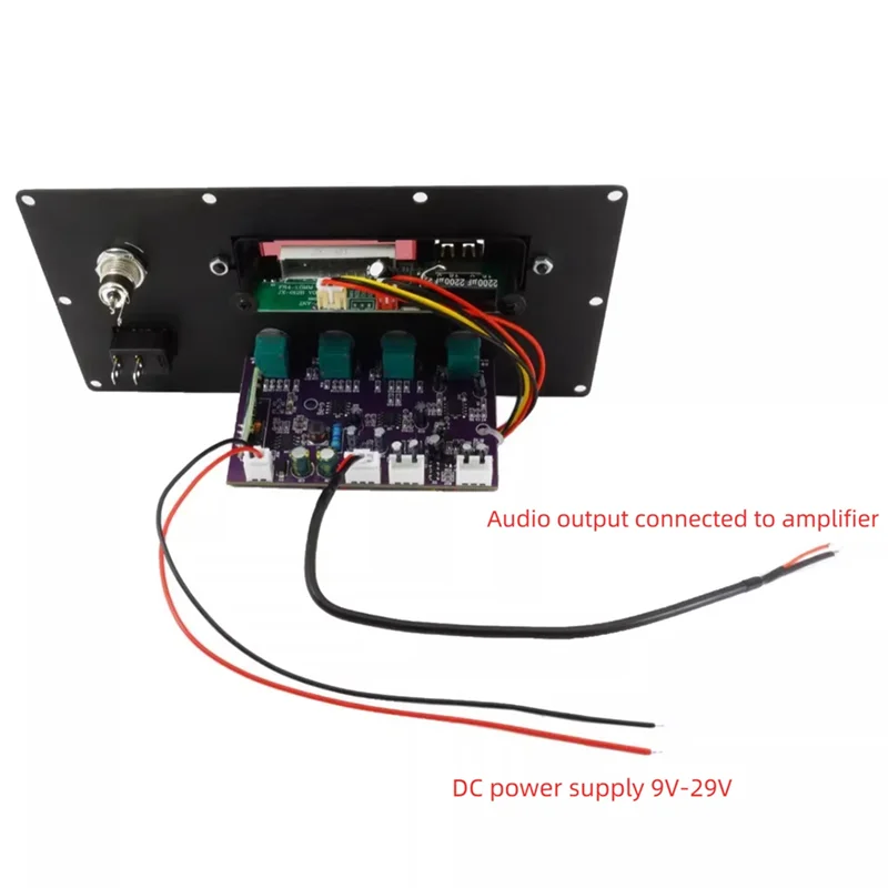 AA08-NE5532 HIFI 야외 스피커 3밴드 밸런스드 프리앰프 톤 보드 베이스/미드 트레블 단일 전원 공급 장치 DC9-29V
