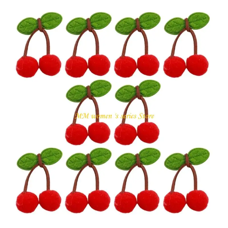 

Q39c 10pcs фруктовые помпоны фрукты