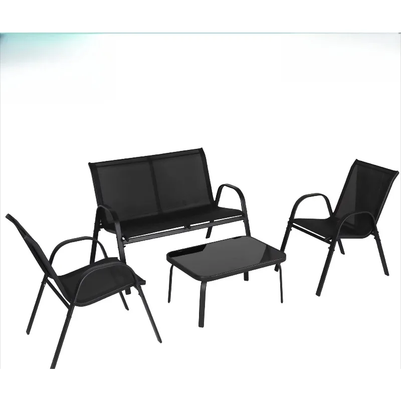 Factory Direct Compatible WithOutdoor Chairs Home Leisure Armchair Outdoor Tea Shop Waterproof Outdoor Courtyard Chair Balcony F