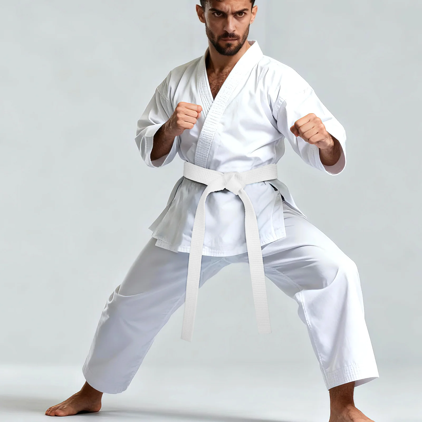 1 قطعة حزام التايكوندو الكاراتيه فنون الدفاع عن النفس حزام خصر خفيف الوزن بسط معدات التدريب للرجال النساء الجودو موحدة اللياقة البدنية