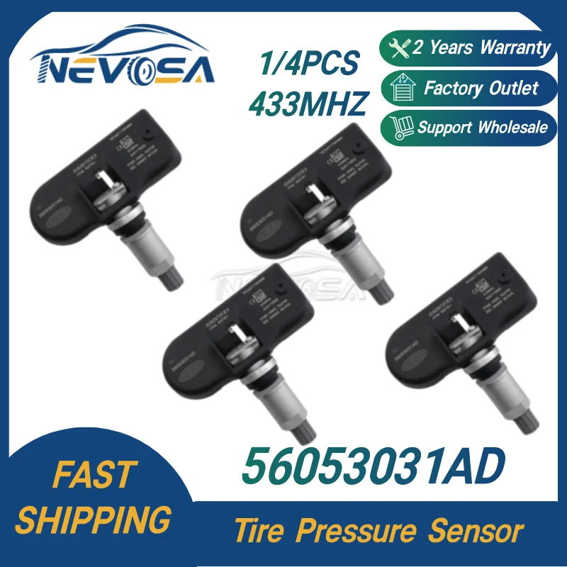 Nevosa 56053031AD 56053031AC TPMS For Chrysler Sebring Dodge Challenger Journey Caliber Charger Jeep Commander Liberty Compass