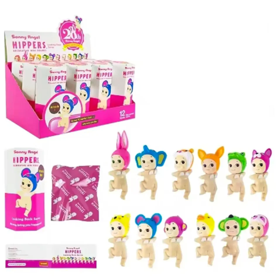 Nueva caja ciega de Ángel, figuras de Anime Hippers, cosecha, muñeca bonita, adornos para teléfono móvil de coche a la moda, juguete para niños, regalo de cumpleaños