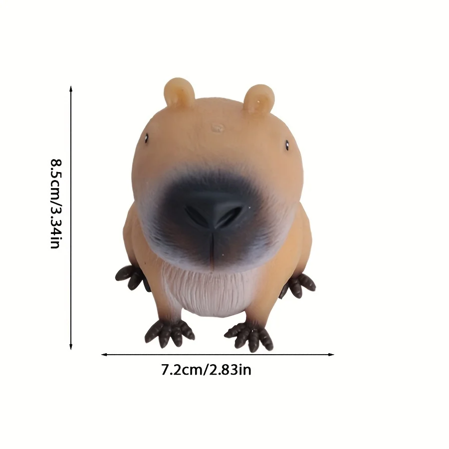 Taba mole kawaii capivara mão relaxamento areia plástico engraçado inquietação anti-stress lento rebote crianças brinquedos bonito presentes de aniversário