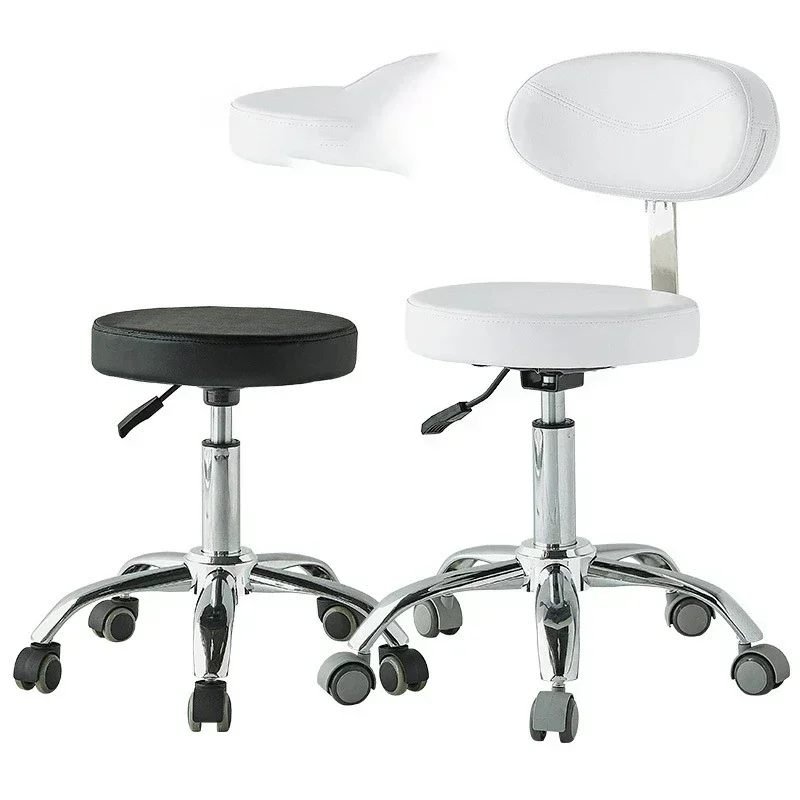 Stools Wheels Beautician Furniture Bar Hairdressing Beauty Salon Toilet Chair Esthetician Hairdresser sedia barbiere Stool Spa