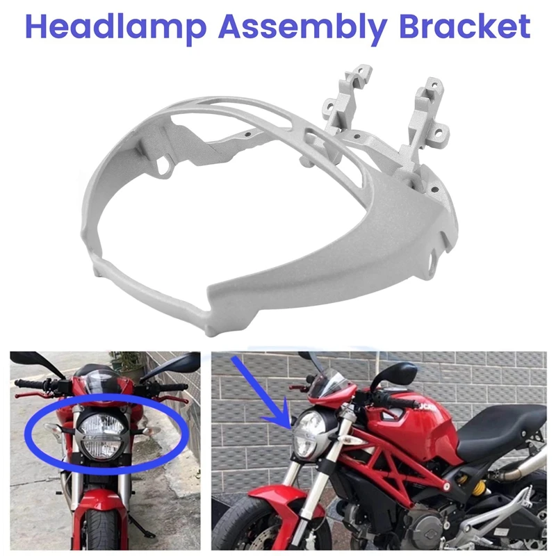 

Motorcycle Headlight Assembly Bracket For Ducati Monster 696 795 796 1100 1100S M1000 2008-2014