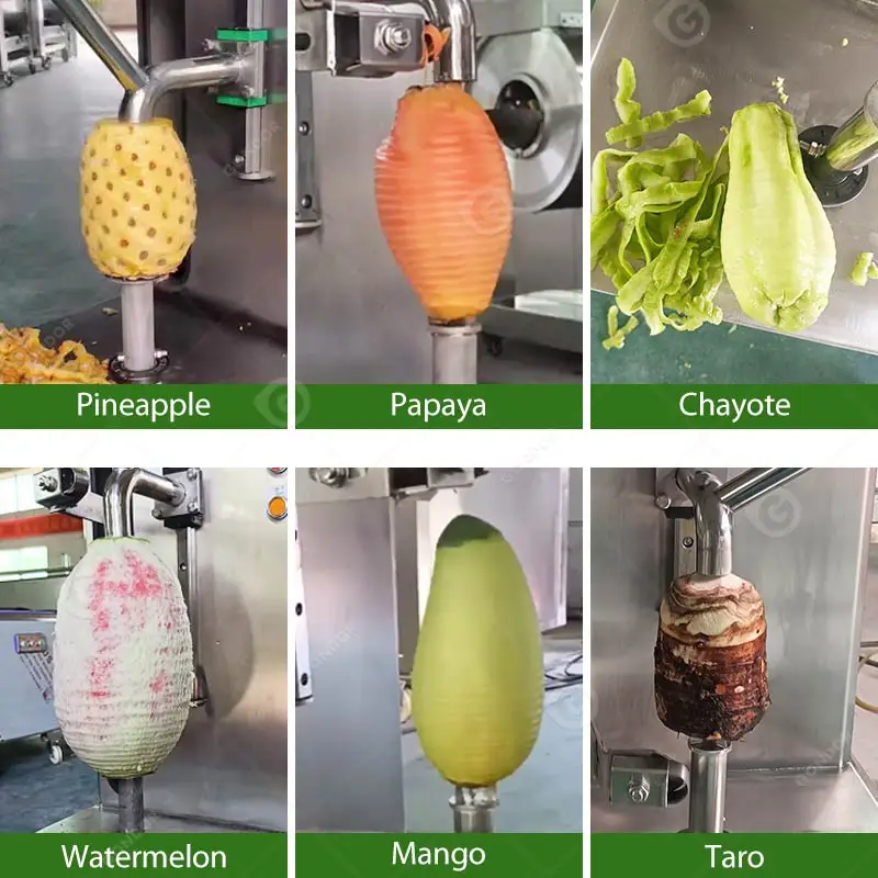 Pumpkin Peeler Automatic Watermelon Melon Manual Pineapple Butternut Squash Coconut Peel Machine Slicer