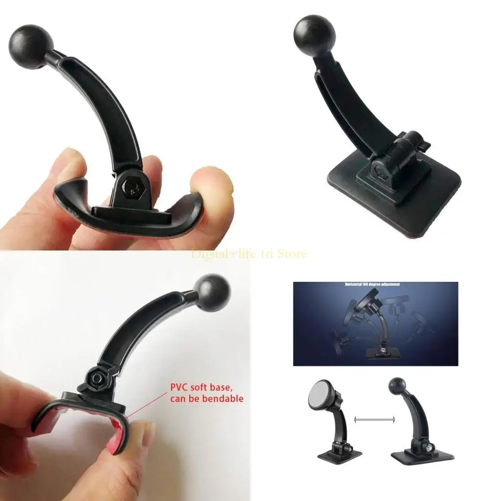 

E06D Автомобильная панель приборной панели магнитная держатель телефона с липкой базой регулируемой 180 -градусной подставки