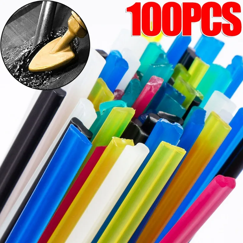 100-5pcs 20cm Plastic Welding Rods Set Hot Air Gun Welder Kits Car Bumper Repair Welding Sticks Soldering Accessories PP PVC ABS