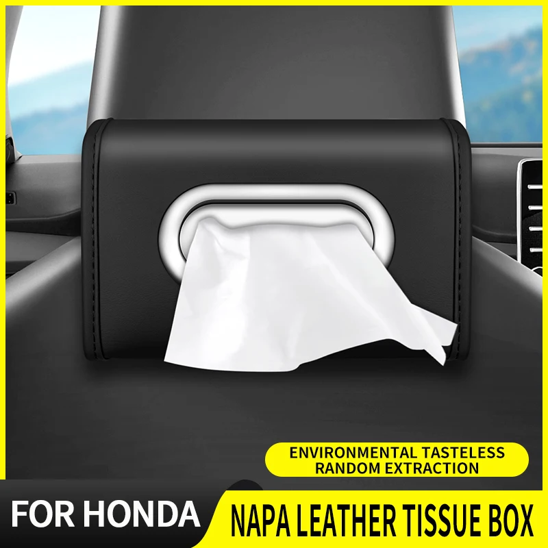 For Honda Civic Fit Jazz Accord Pilot CRV HRV Odyssey Passport Stepwgn Car Tissue box Backseat Hanging Type Interior Accessories