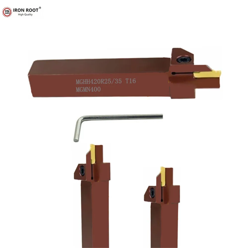 

Spring steel tool rest MGHH420R-25/35,MGHH4320R-35/48,External CNC Lathe Grooving Tool Holder for SP200,SP300, SP400, SP500