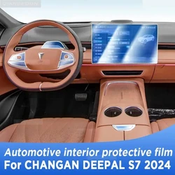 For Changan Deepal S7 2023 2024 Gearbox Panel Navigation Automotive Interior Protective Film Anti-Scratch Sticker Accessories